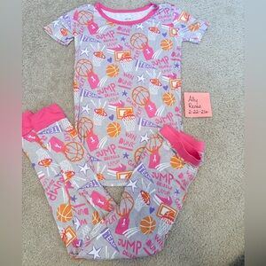 Little Sleepies Pink Slam Dunk Pajamas